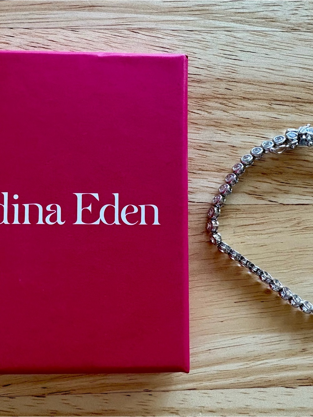 Circle Moissanite Bezel Tennis Bracelet